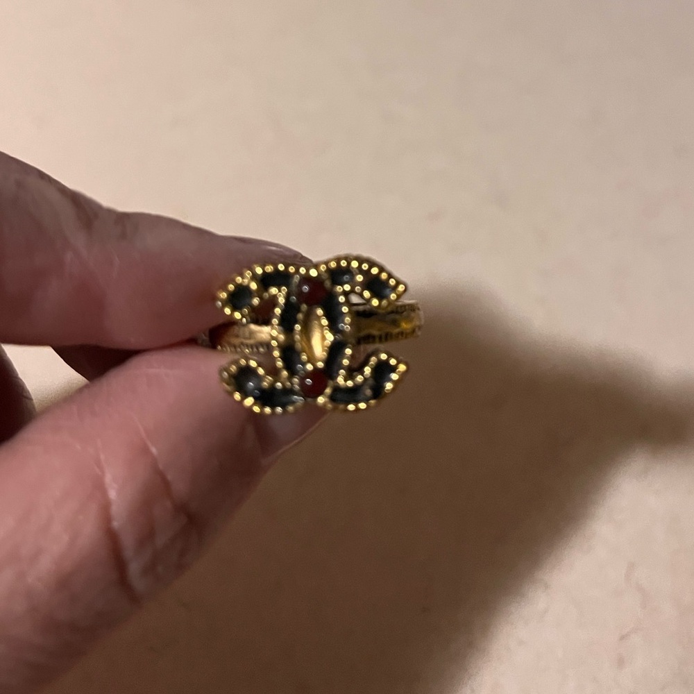 Authentic Chanel ring  size 5.5
